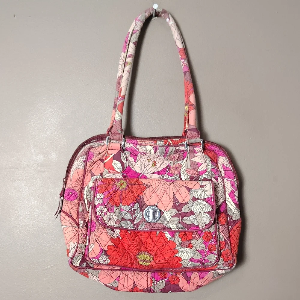 Vera Bradley Bohemian Bloom Floral Bag *Flaw - Picture 1 of 11